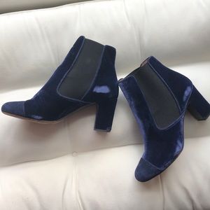 Tabitha Simmons velvet booties